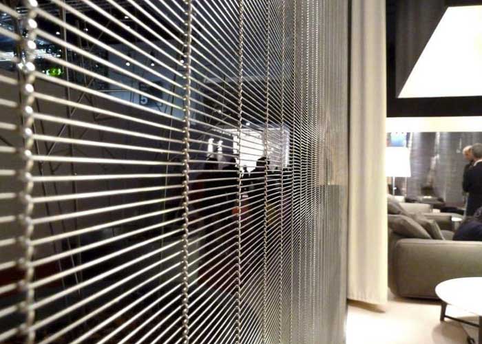 Heavy-duty H-Type Architectural Woven Drapery for building facades