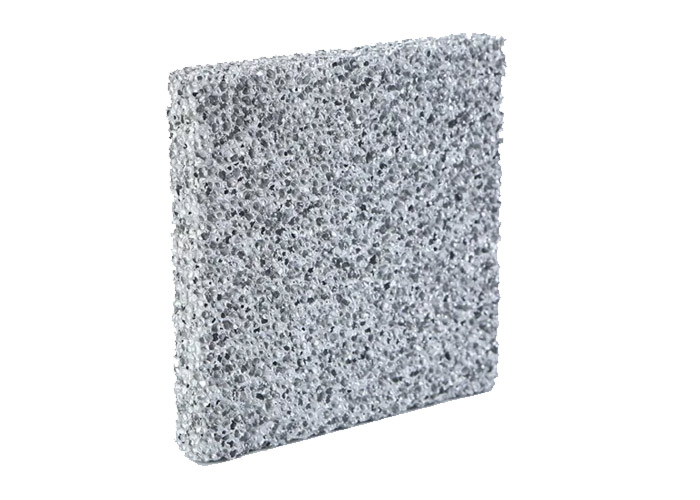 Lightweight closed and open cell aluminum foam for impact energy absorption