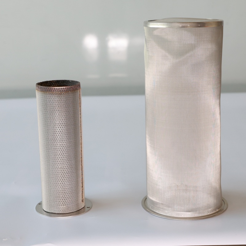 Woven Wire Mesh Stainless Steel Filter Cylinder Tube Multi Layer Sintered Diffusion Bonded Porous Filtration OEM Custom