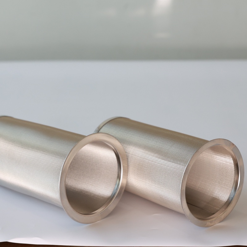 Woven Wire Mesh Stainless Steel Filter Cylinder Tube Multi Layer Sintered Diffusion Bonded Porous Filtration OEM Custom